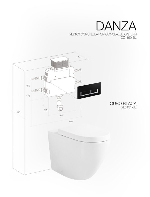 DANZA QUBO BLACK CONSTELLATION